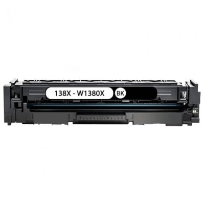 HP 138X Black High Capacity Toner Cartridge (W1380X) - Compatible